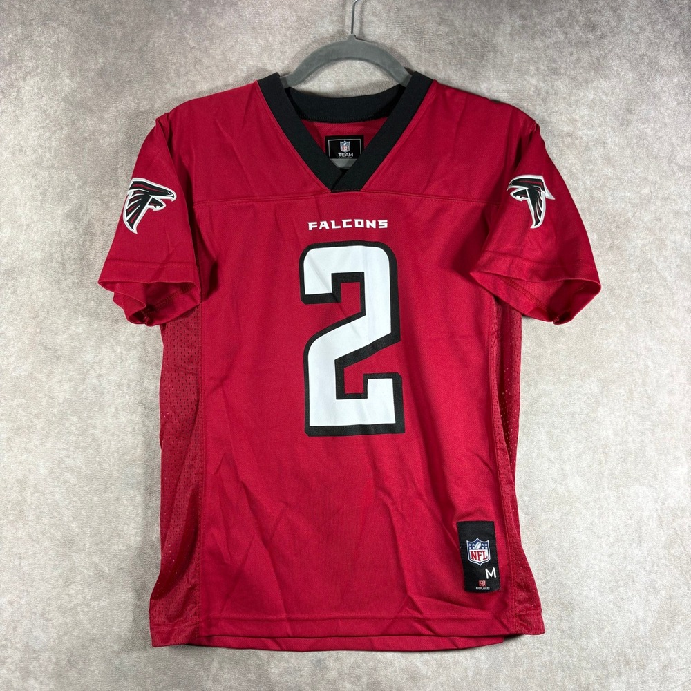 NFL Team Apparel #2 Matt Ryan Atlanta Falcons Jersey Kids Youth M Red Football